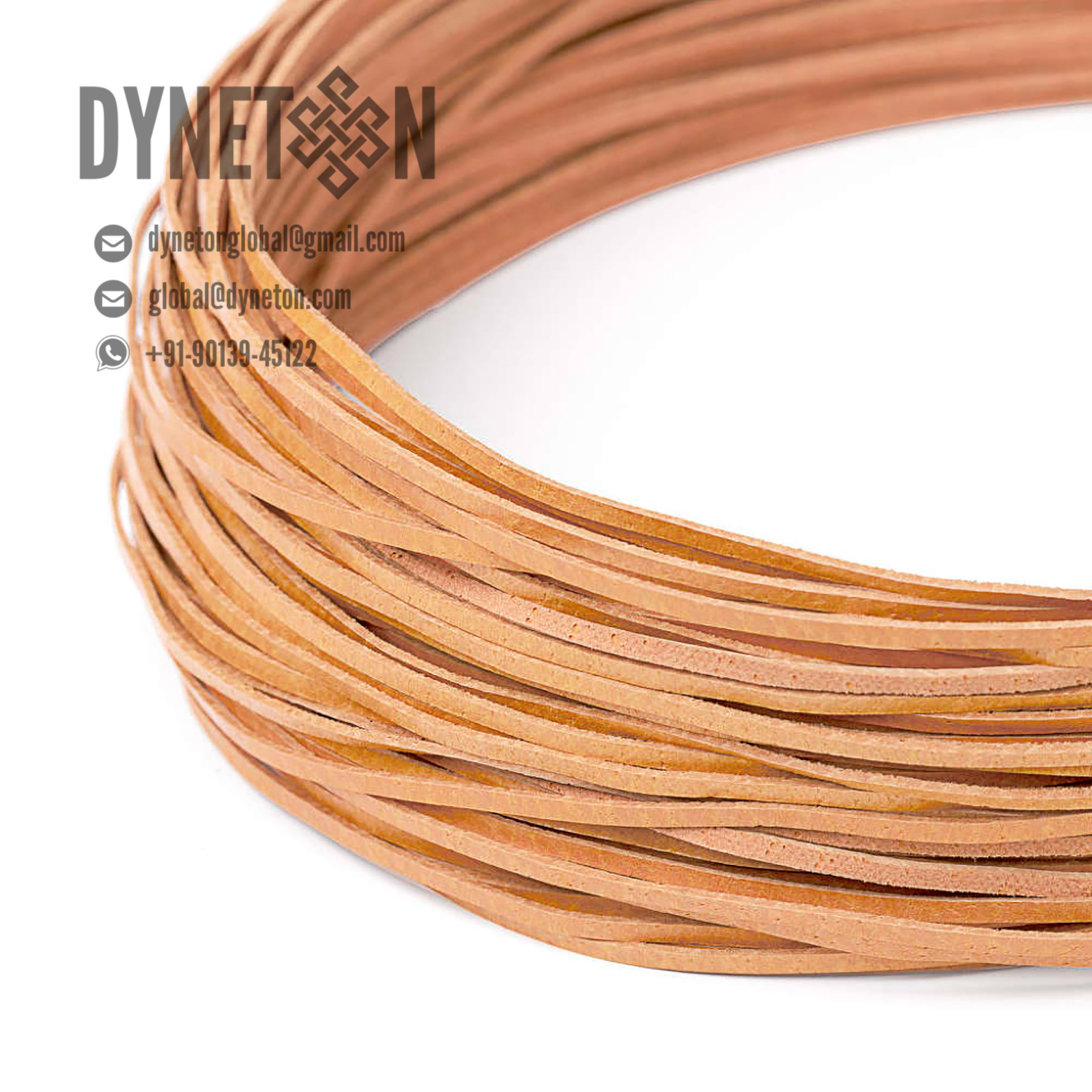 2mm Flat Leather Cord - DYNETON / Flat Leather Cords 2 mm