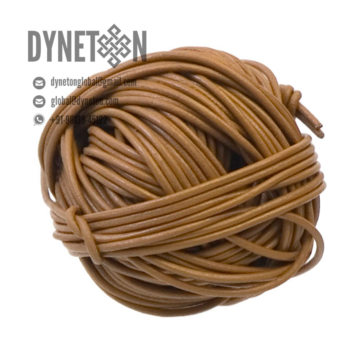 2mm Round Leather Cord - DYNETON / Round Leather Cords 2 mm