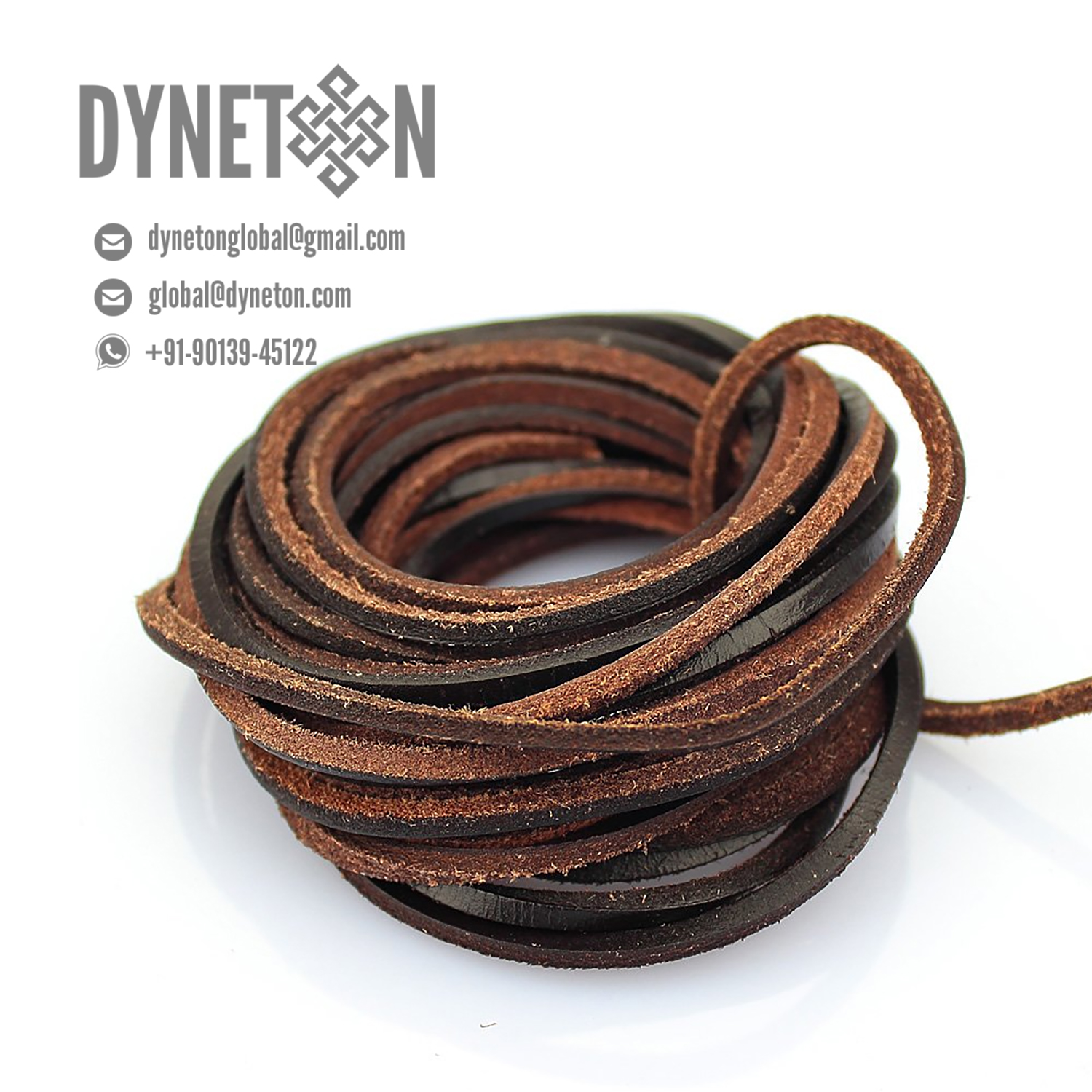 3mm Flat Leather Cord - DYNETON / Flat Leather Cords 3 mm