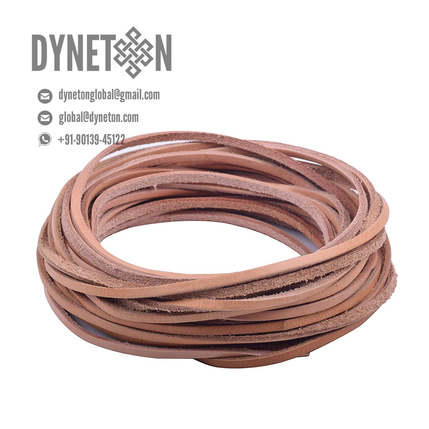 4mm Flat Leather Cord - DYNETON / Flat Leather Cords 4 mm