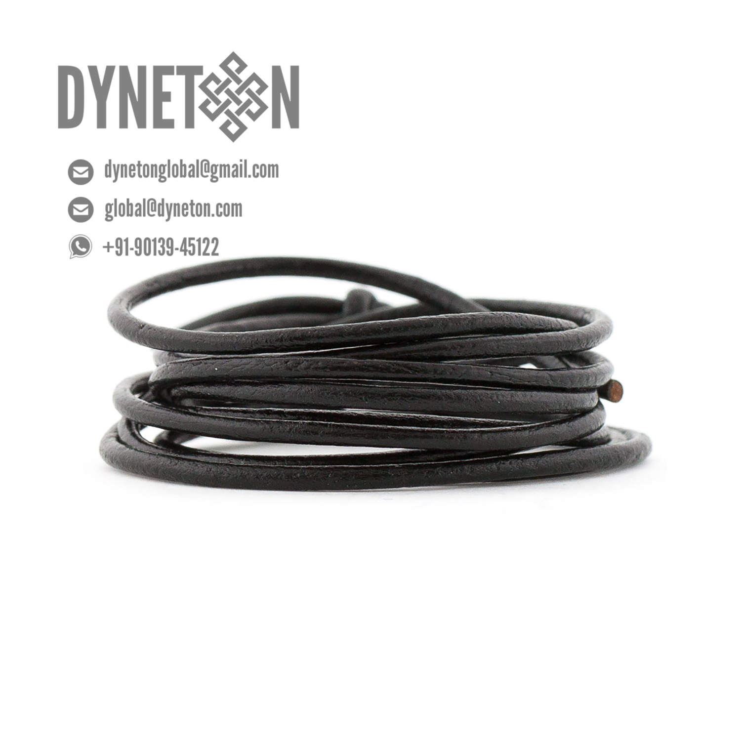 4mm Round Leather Cord - DYNETON / Round Leather Cords 4 mm