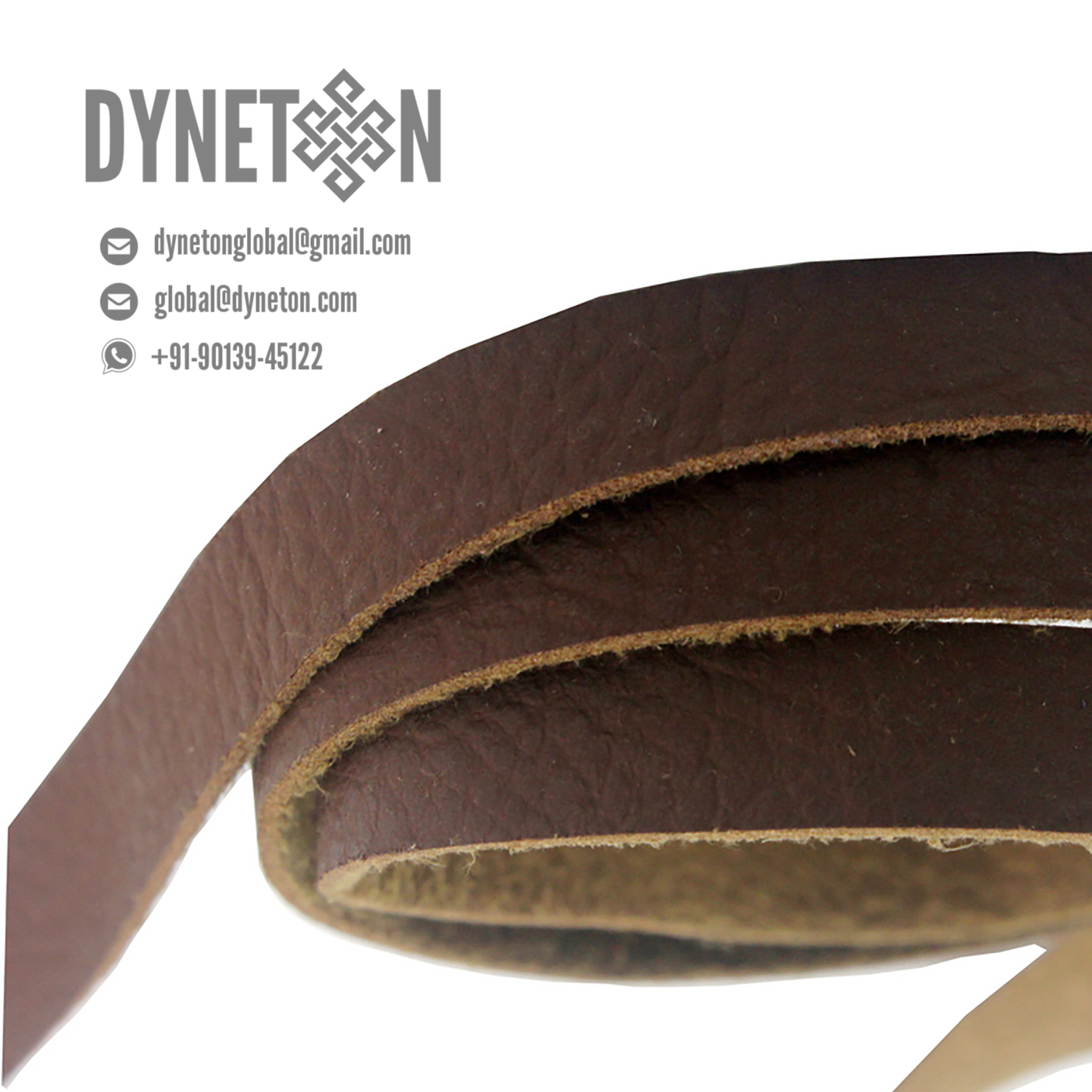 5mm Flat Leather Cord - DYNETON / Flat Leather Cords 5 mm