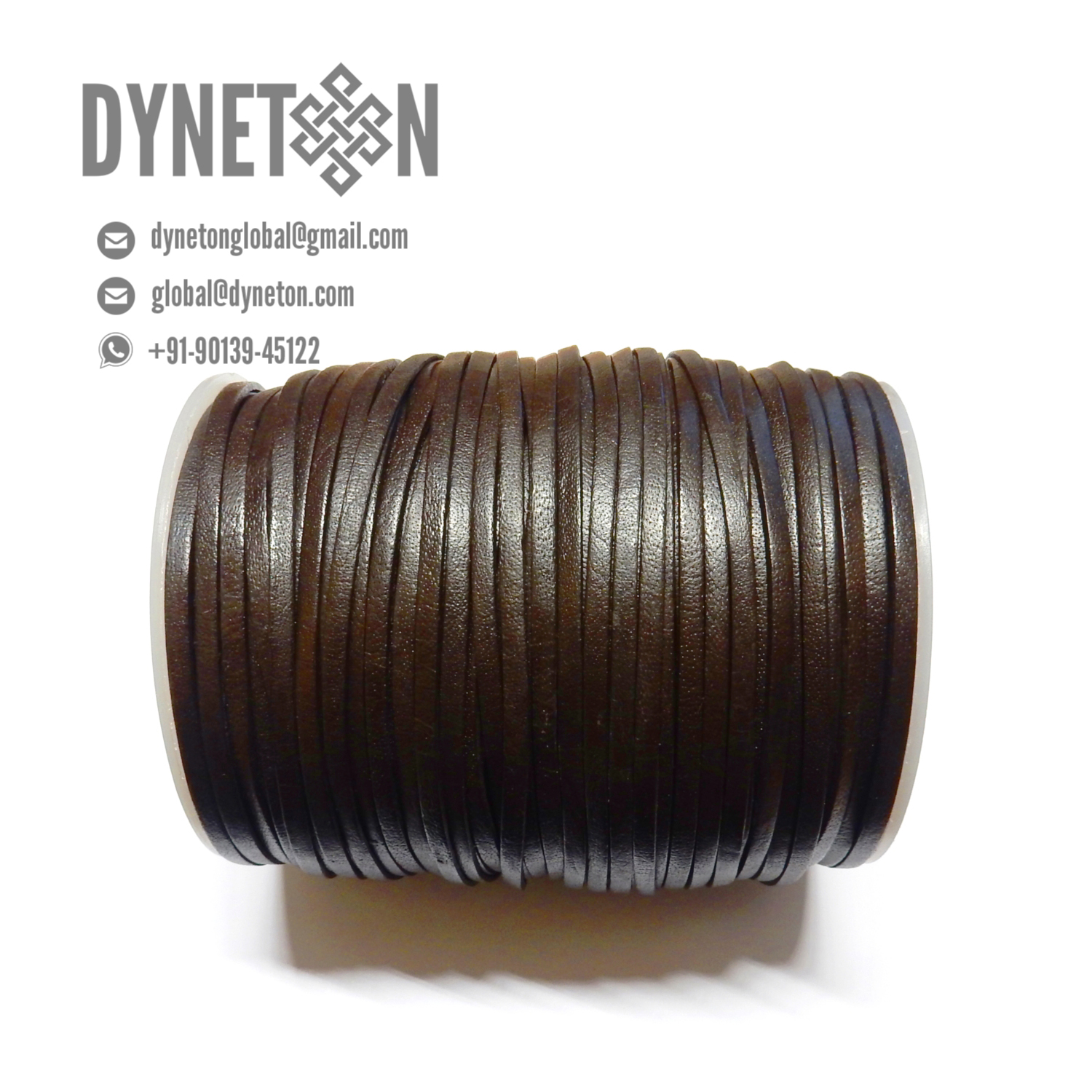 5mm Flat Leather Cord - DYNETON / Flat Leather Cords 5 mm