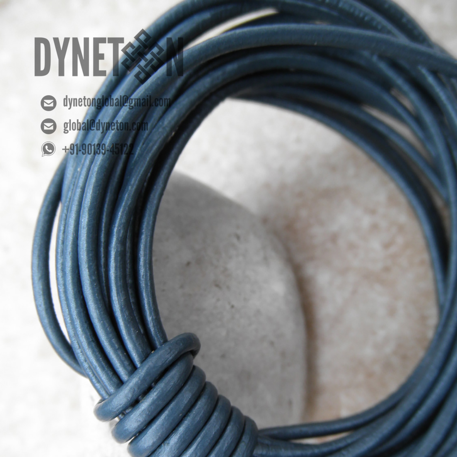 5mm Round Leather Cord - DYNETON / Round Leather Cords 5 mm