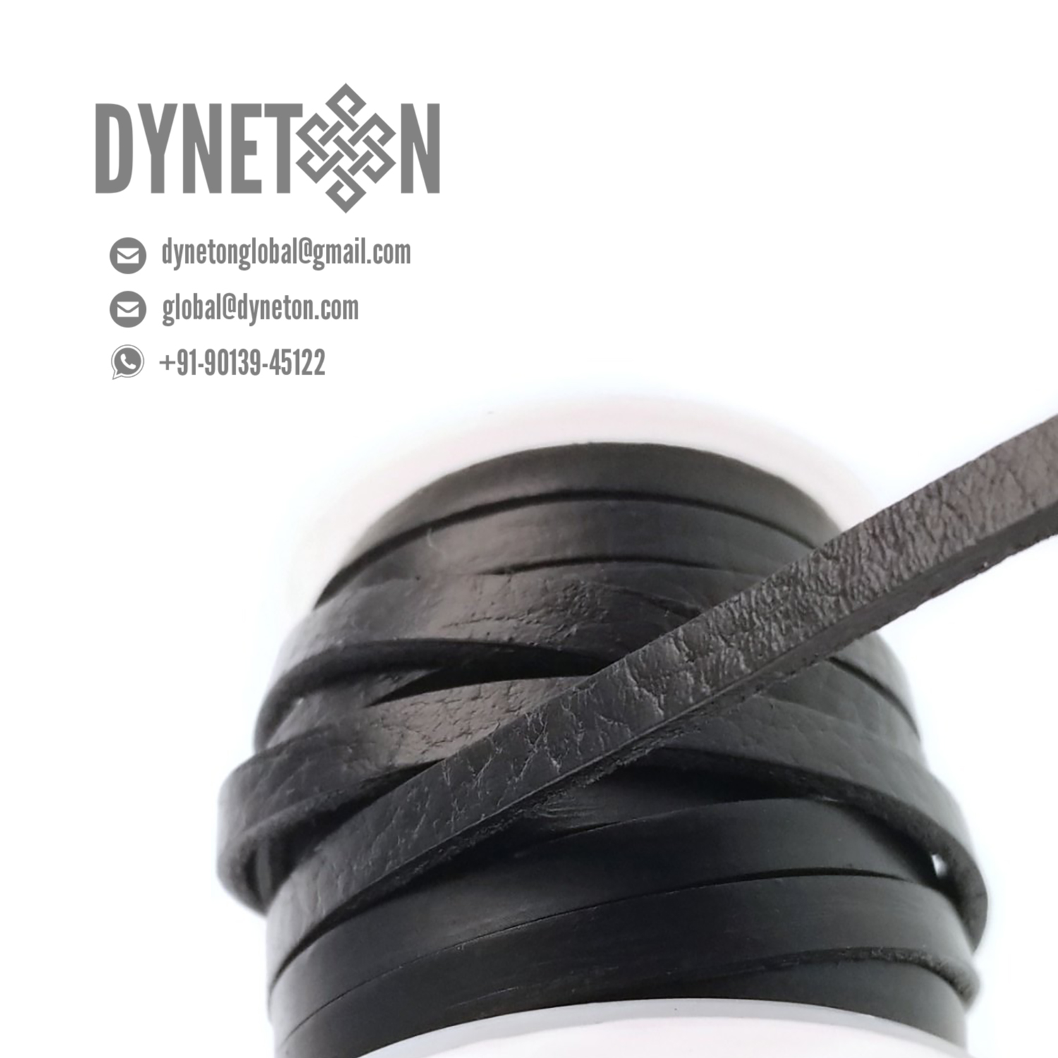 7mm Flat Leather Cord - DYNETON / Flat Leather Cords 7 mm