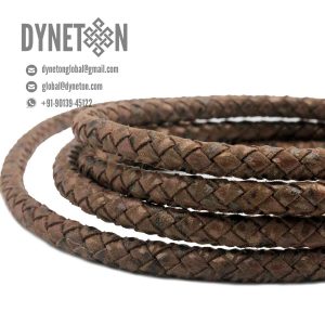 8mm Bolo Braided Leather Cord - DYNETON / Braided Leather Cords 8 mm