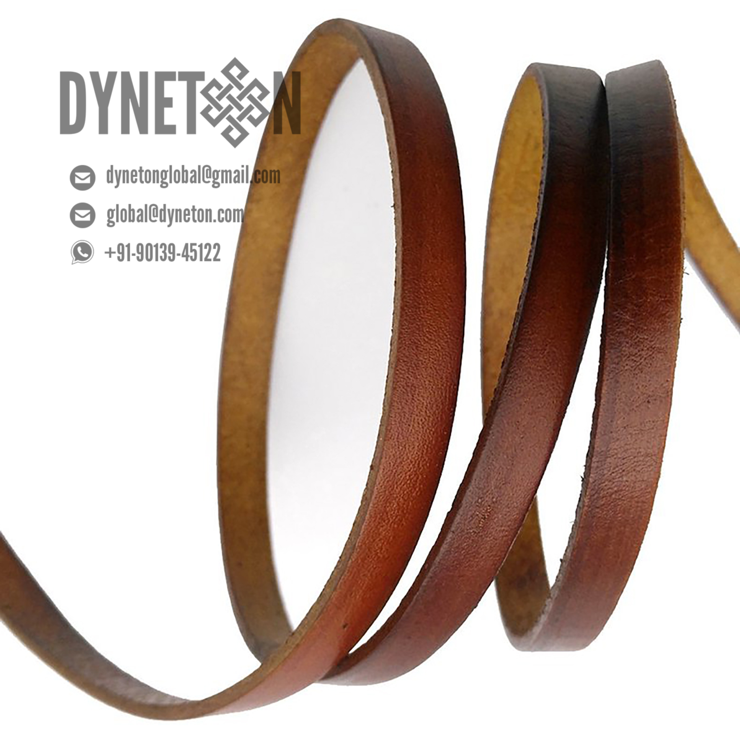 8mm Flat Leather Cord - DYNETON / Flat Leather Cords 8 mm