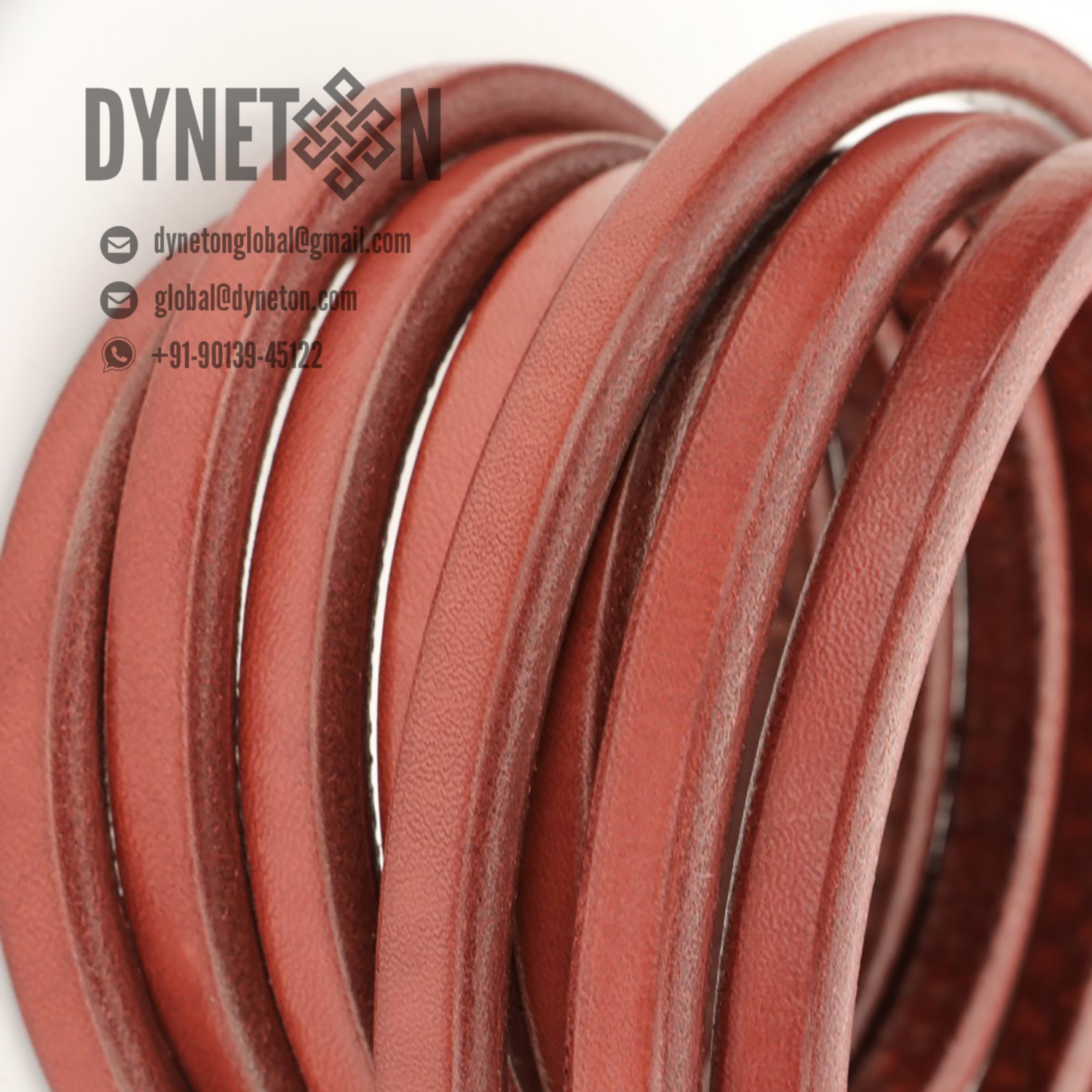 9mm Round Leather Cord - DYNETON / Round Leather Cords 9 mm